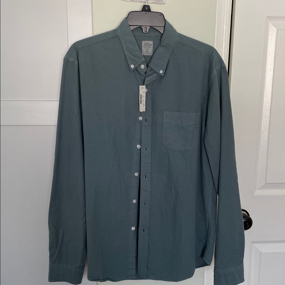 J. Crew Black and White Gingham Shirt
